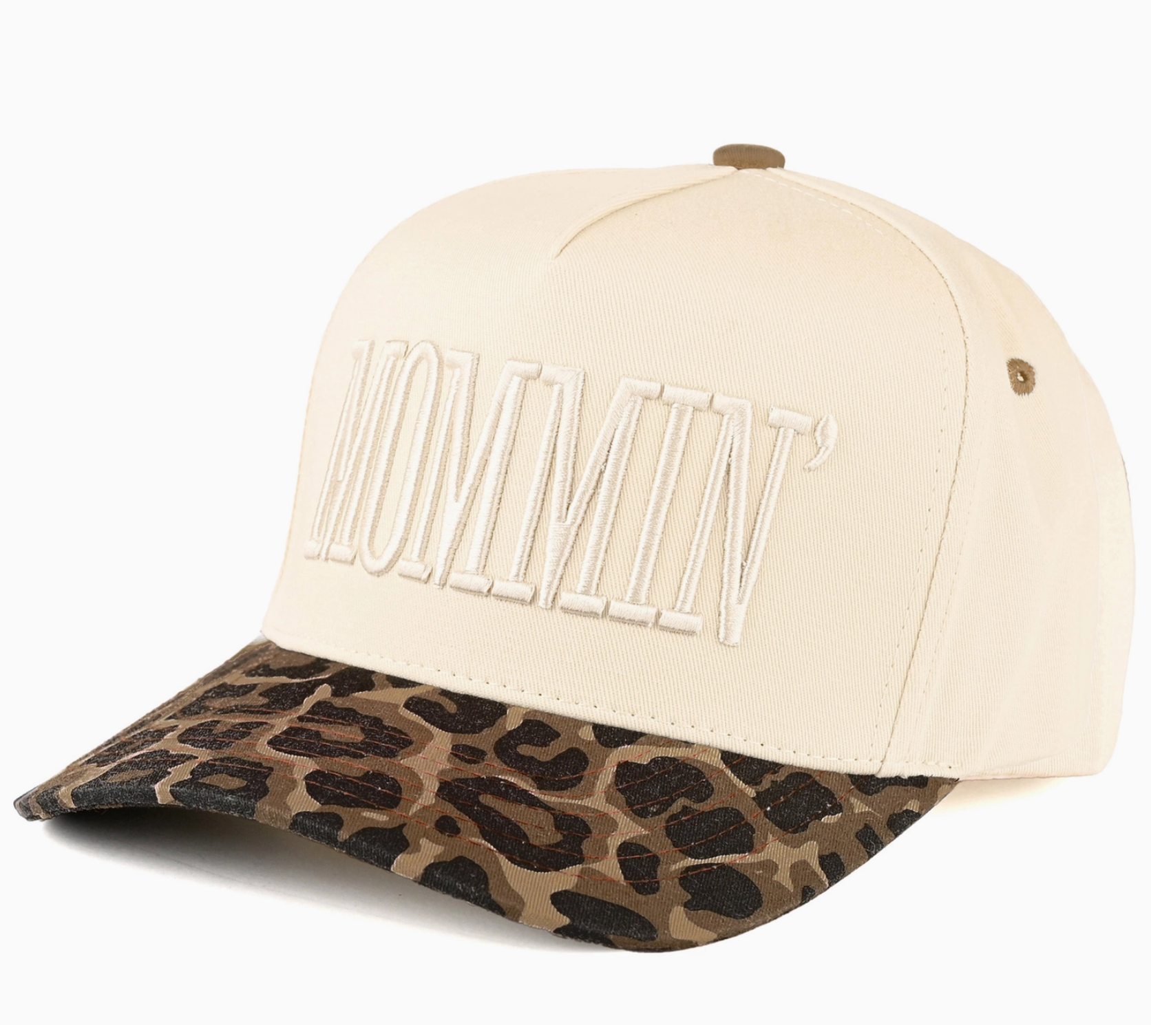 Mommin' Leopard Ball Cap