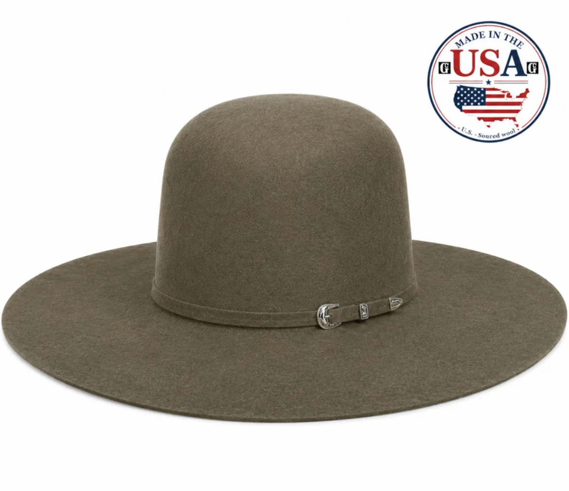Open Crown pecan 20X Beaver Felt Blend USA